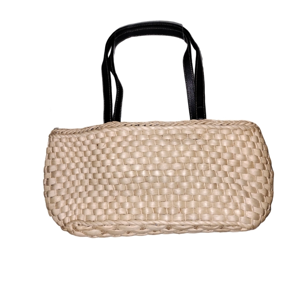 Vintage straw handbag